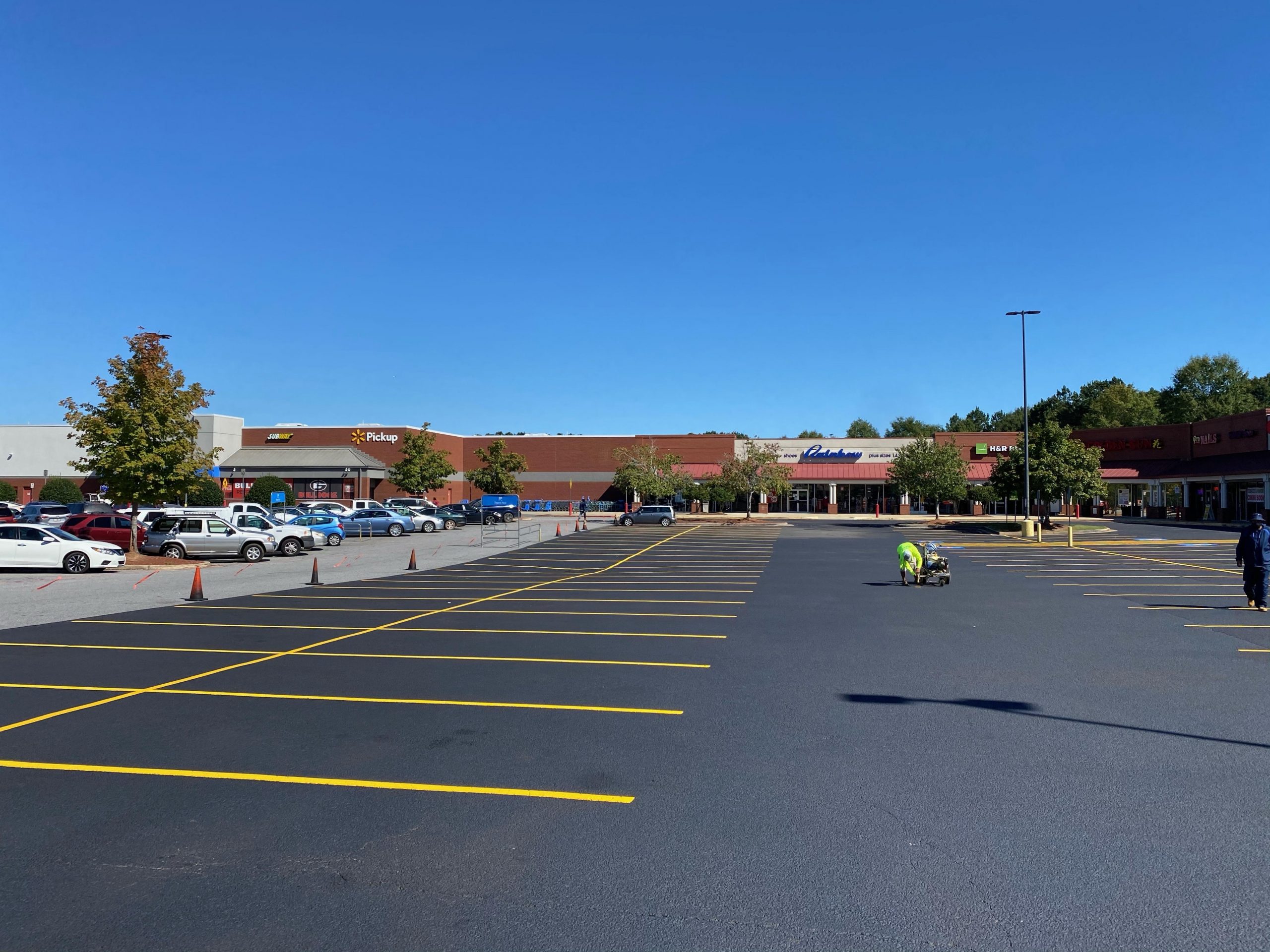 Parking lot paving in Atlanta, GA